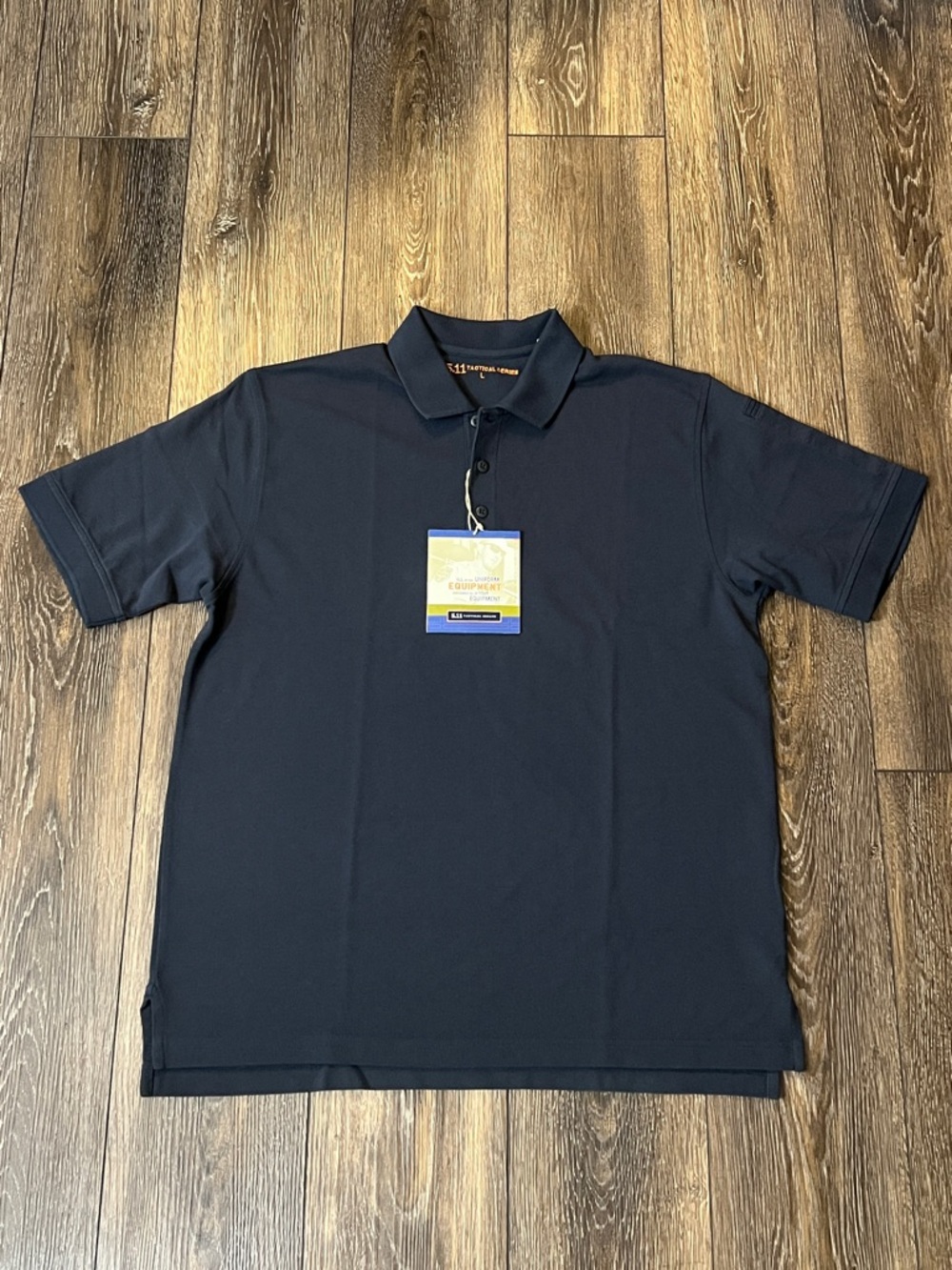 NWT 5.11 Tactical Series Men's Navy Blue Polo Shirt Size Large